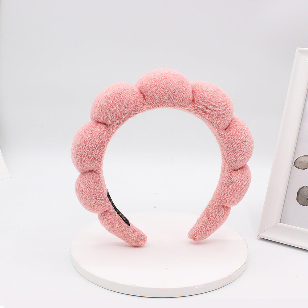 Terry Cloth Sponge Twist Headband