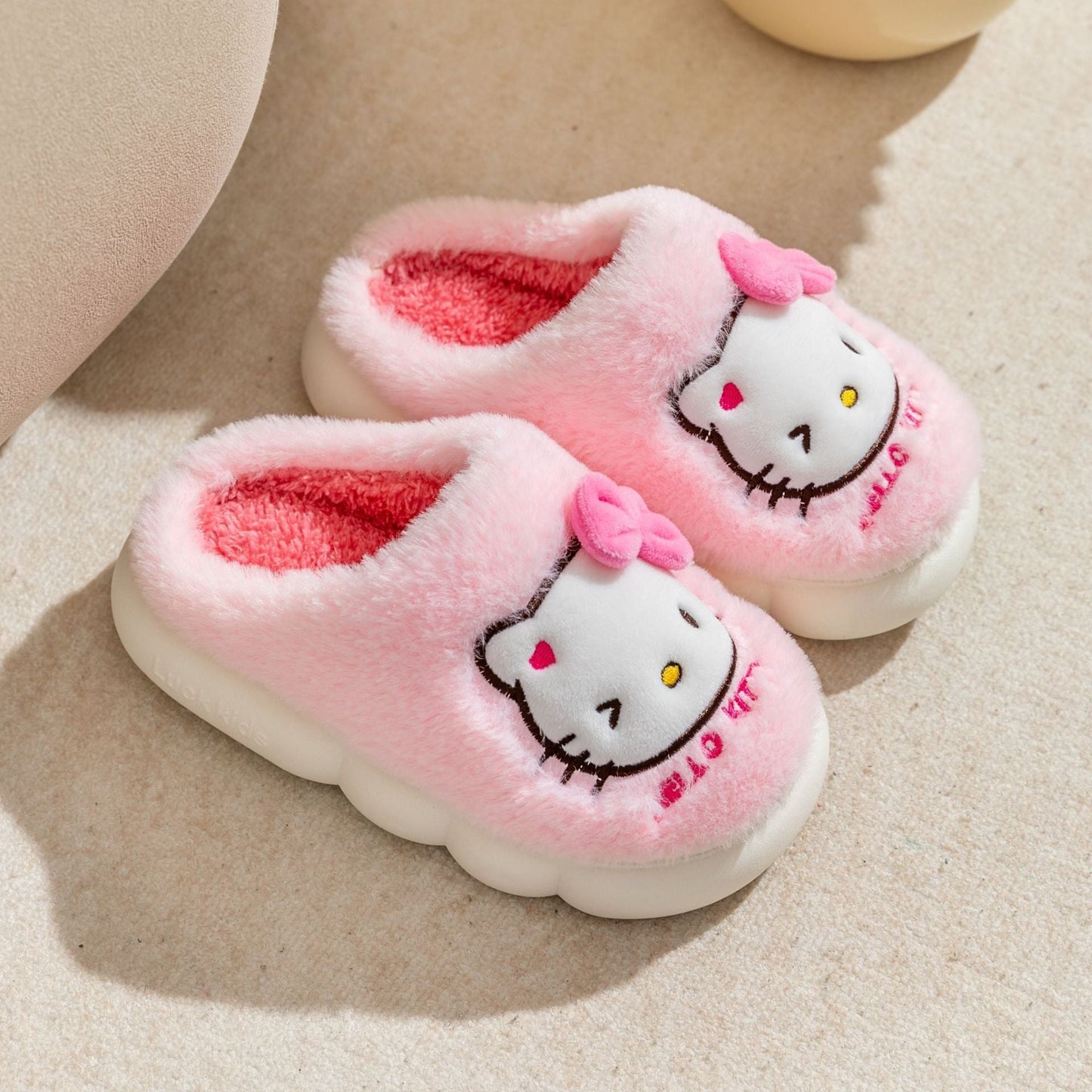 Kid Non-slip Cute Household Cotton Slipper