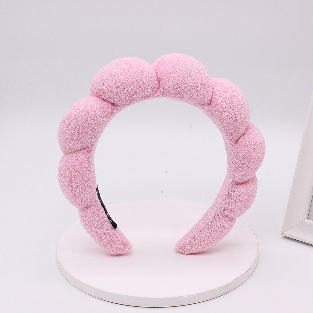 Terry Cloth Sponge Twist Headband