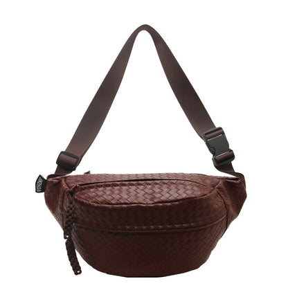 Woven Style  Large Crossbody Bag