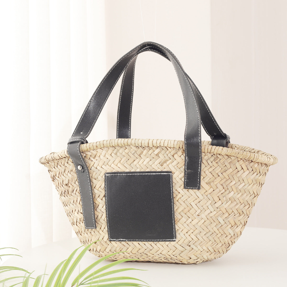 Natural Water Grass Straw Woven Bag