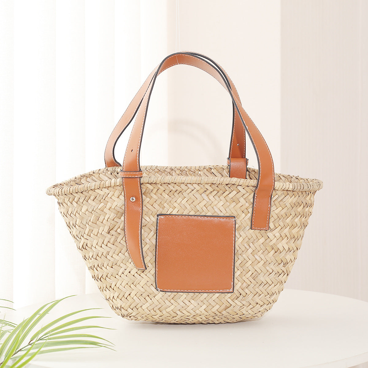 Natural Water Grass Straw Woven Bag