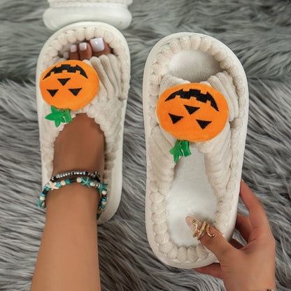 Halloween Pumpkin Head Slippers