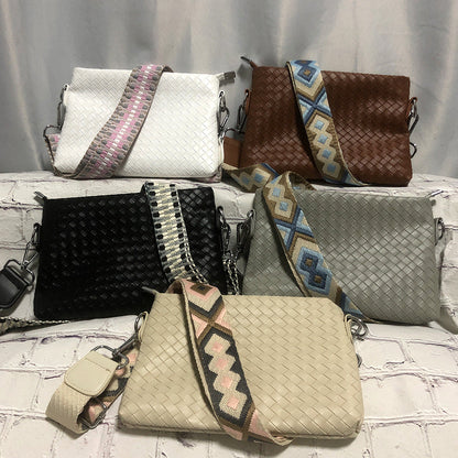 Woven Simple Women's Crossbody Bag