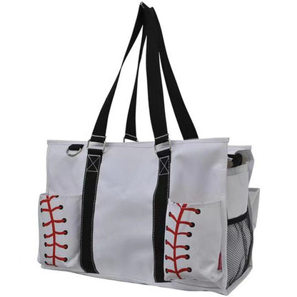 Softball Canvas Ladies Tote Travel Bag