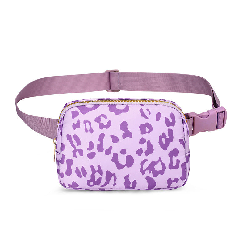 Unisex Leopard Running Sports Waist Bag