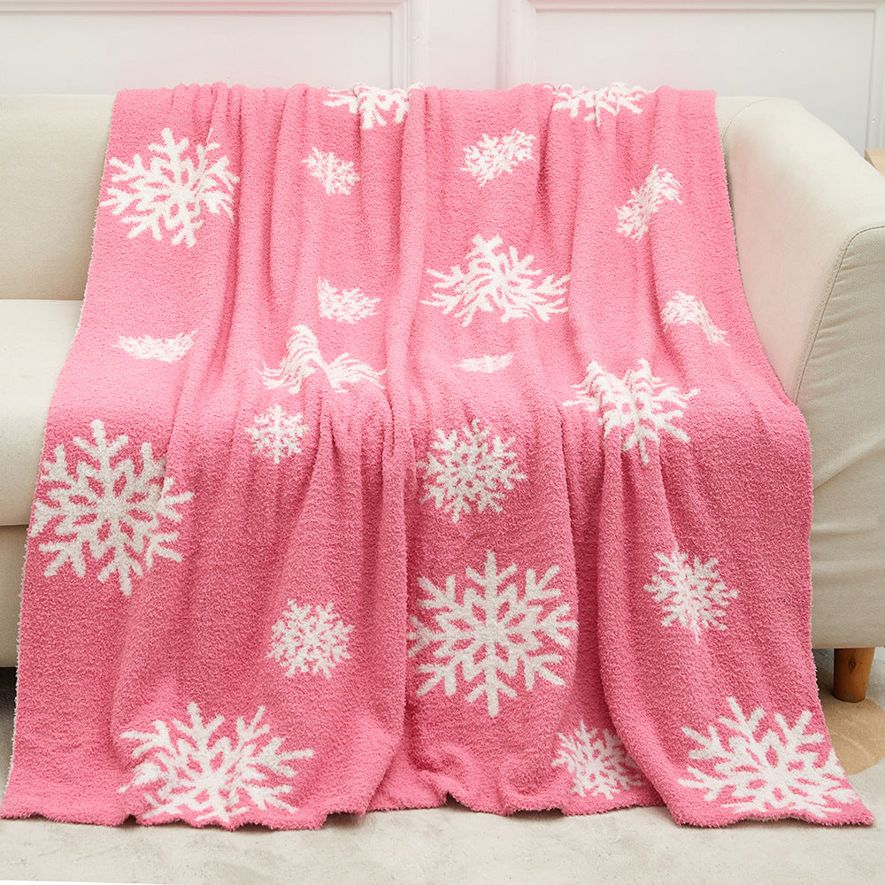 Half Fleece Christmas Blanket