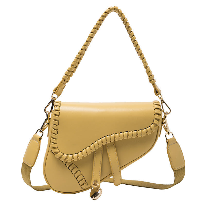 Fashionable Shoulder Crossbody Saddle Bag