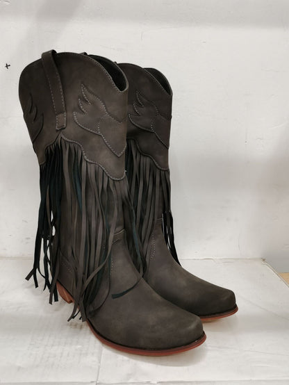 Vintage Tassel Boots