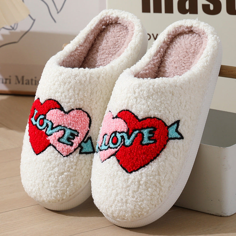 Valentine Theme LOVE  Slipper