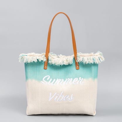 Summer Vibes Canvas Tote Bag