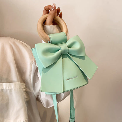 Bow Fashion Bucket Bag