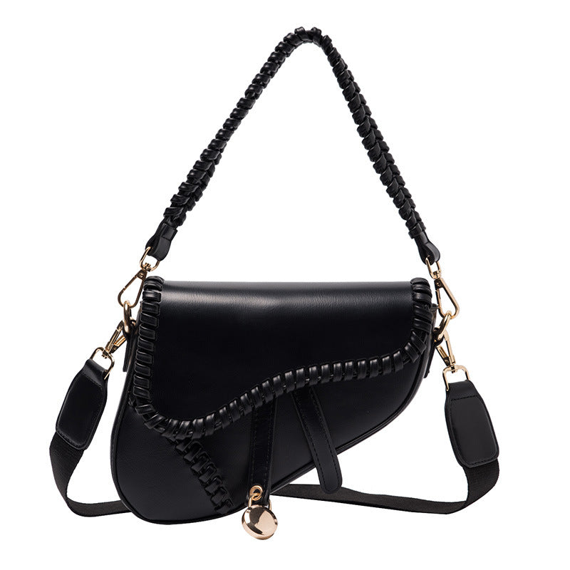 Fashionable Shoulder Crossbody Saddle Bag