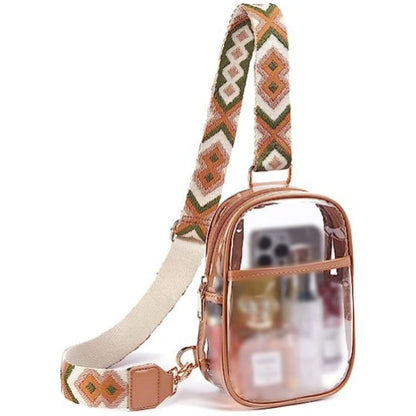 Transparent Women's Chest Bag