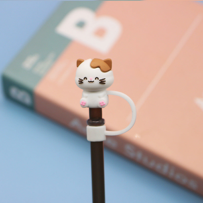 Cartoon Silicone Straw Cover(moq:3)