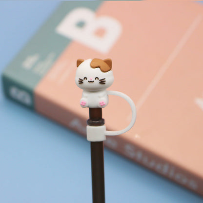 Cartoon Silicone Straw Cover(moq:3)