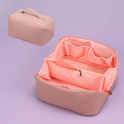 Large Capacity Portable Cosmetic Bag