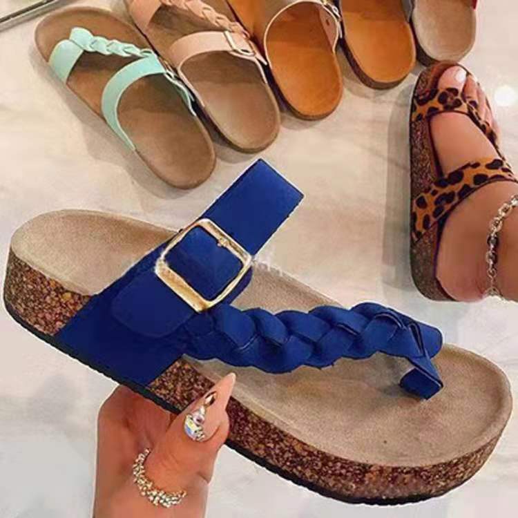 Women Cork Flip Flops