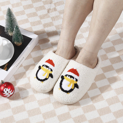 Christmas Penguin Slippers