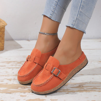 Solid Color Casual Loafers