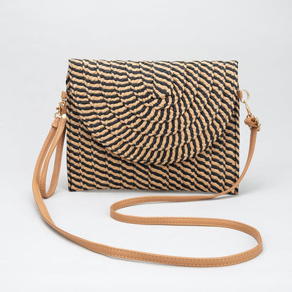 Explosive Woven Crossbody Bag