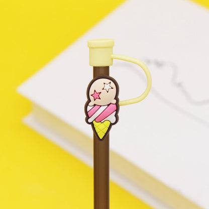 Cartoon Silicone Straw Cover(moq:3)