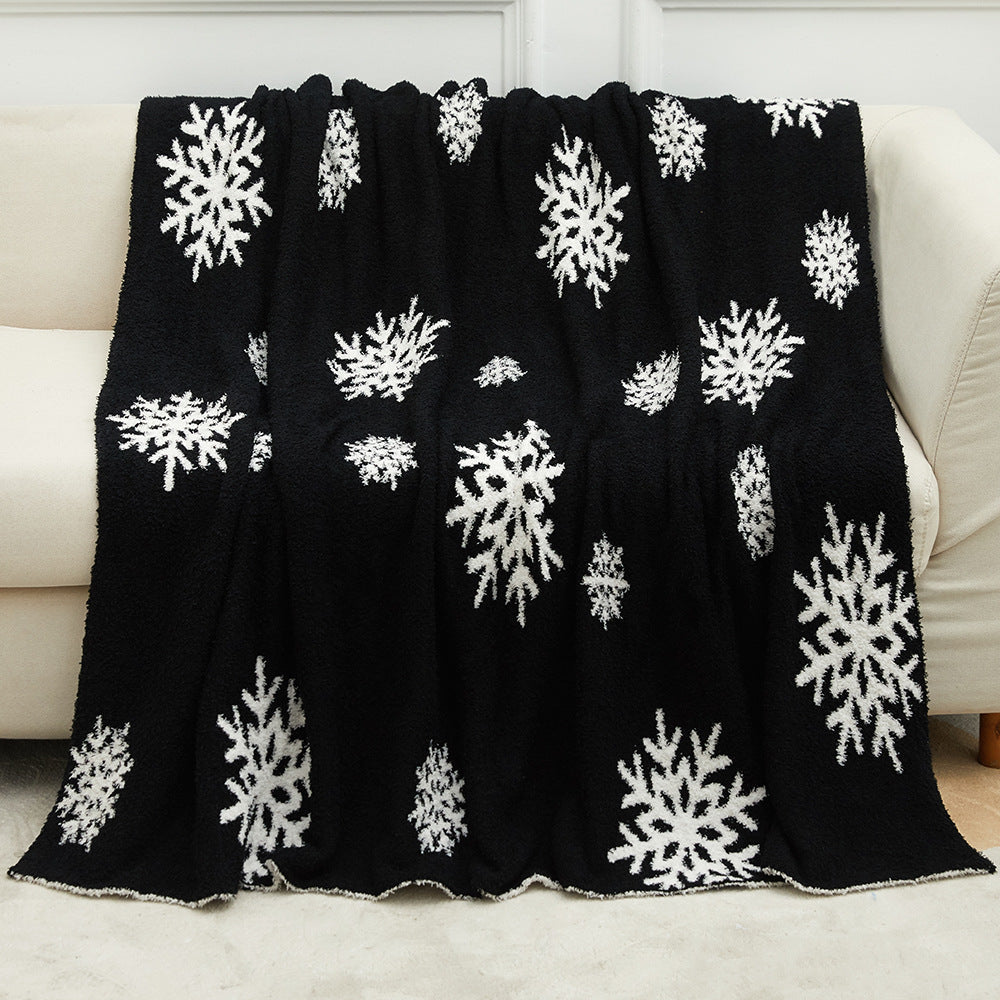 Half Fleece Christmas Blanket