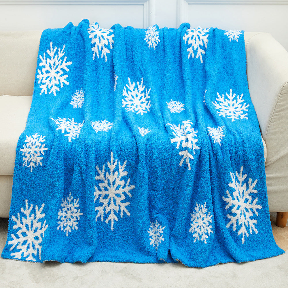 Half Fleece Christmas Blanket