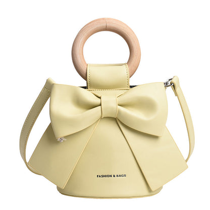 Bow Fashion Bucket Bag