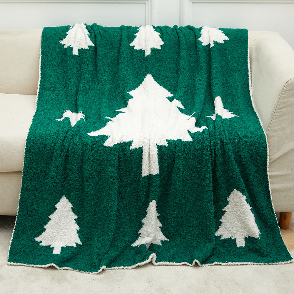 Half Fleece Christmas Blanket