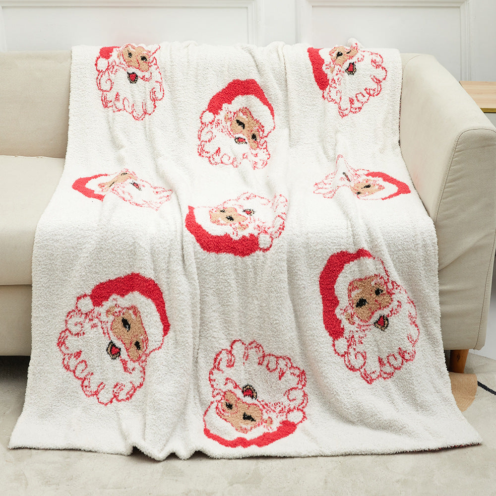 Half Fleece Christmas Blanket