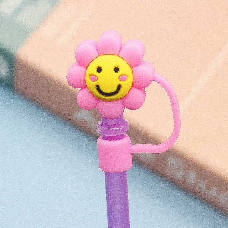 Cartoon Silicone Straw Cover(moq:3)