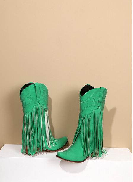 Vintage Tassel Boots