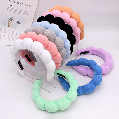 Terry Cloth Sponge Twist Headband