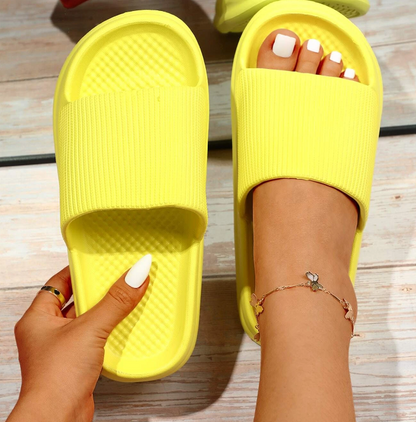 Anti-slip Bathroom Slippers-Yellow