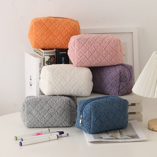 Terry Cloth Cosmetic Bag