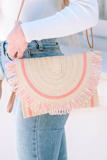 Explosive Woven Crossbody Bag