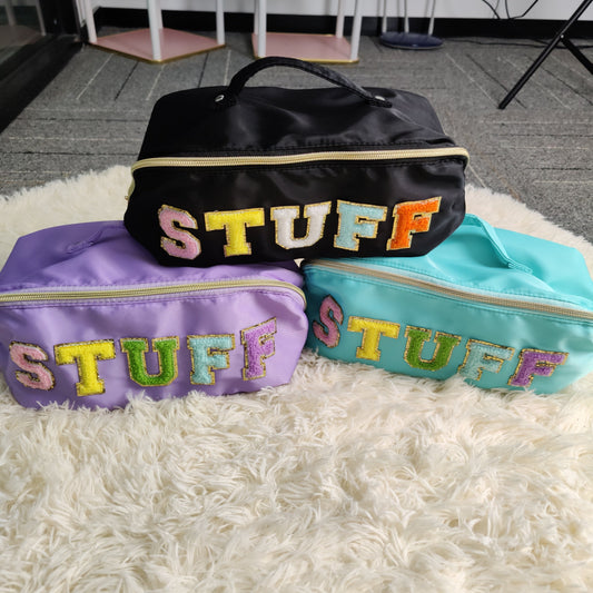 Portable Letter Cosmetic Bag