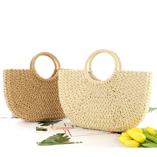 Large Straw Beach Bag - KOC