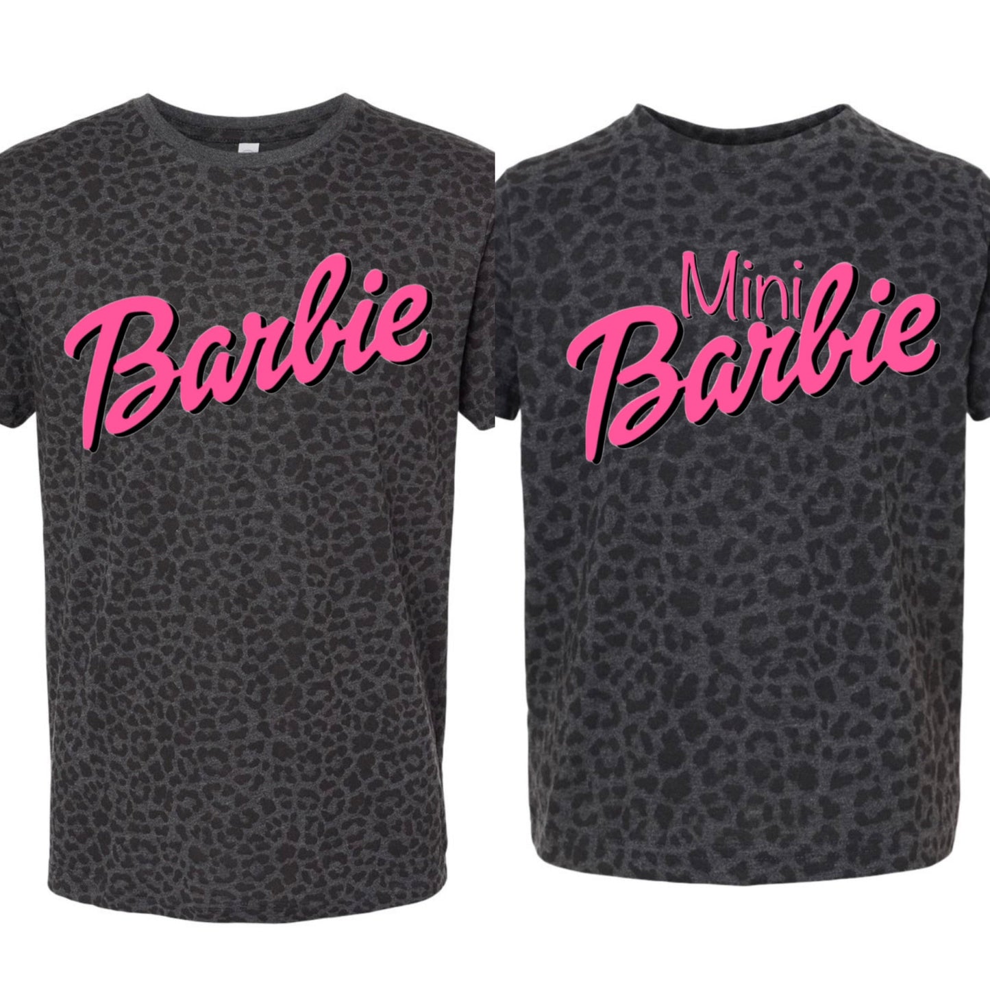 Pink Girly Girl Leopard tshirt