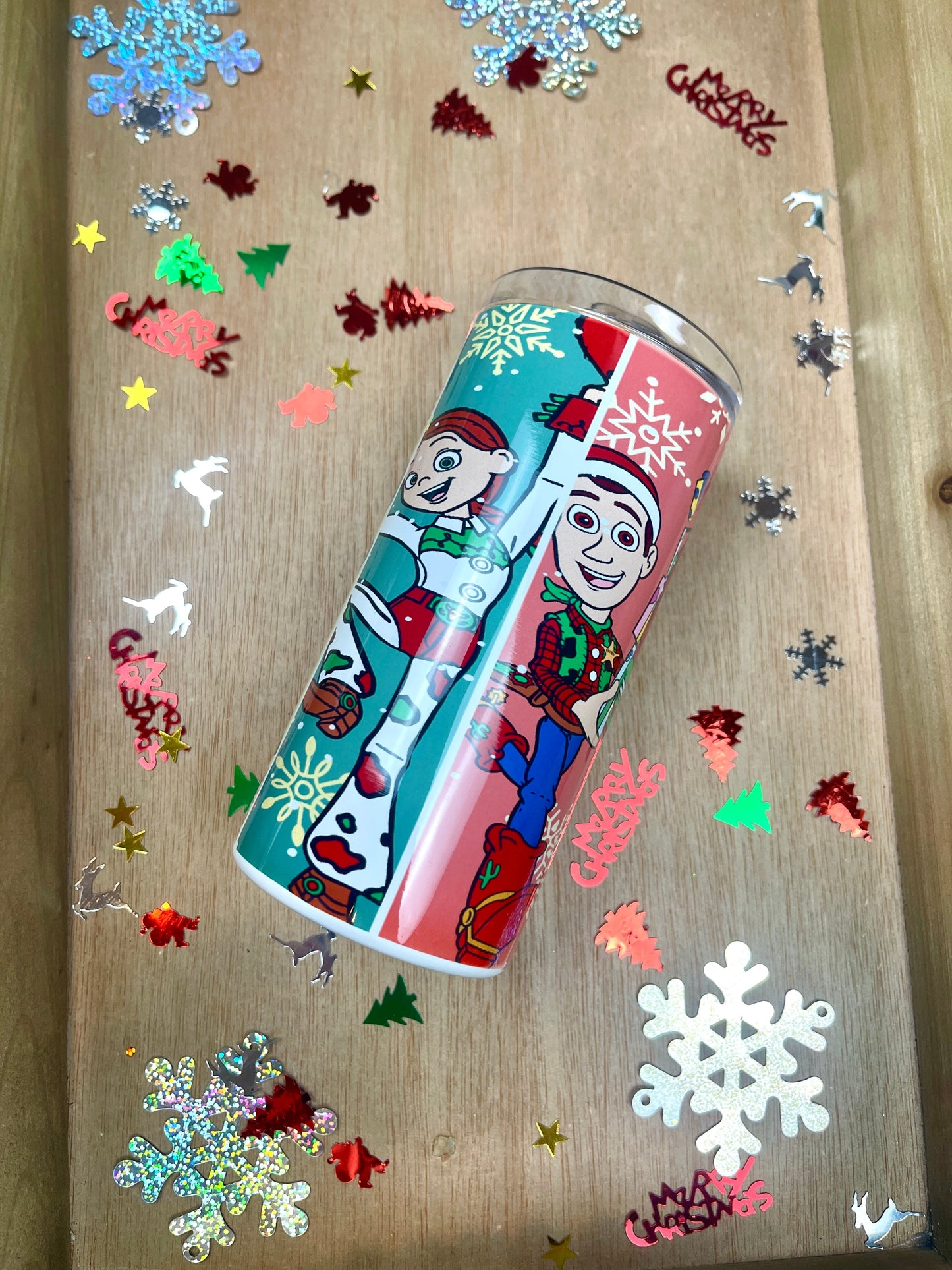 Christmas toy tumbler